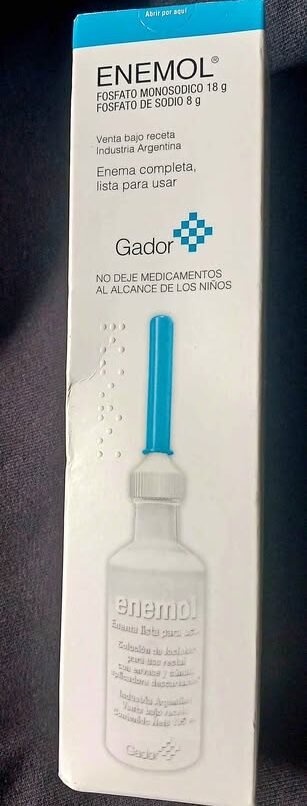 enema rectal precio